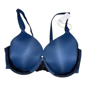 Soma Memorable Blue Full Coverage Underwire Bra, 38D